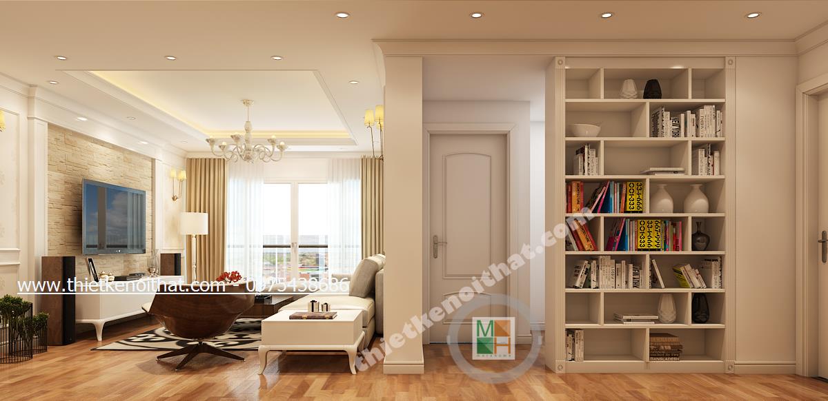 Thi công căn hộ cao cấp tại Mandarin Garden Hòa Phát